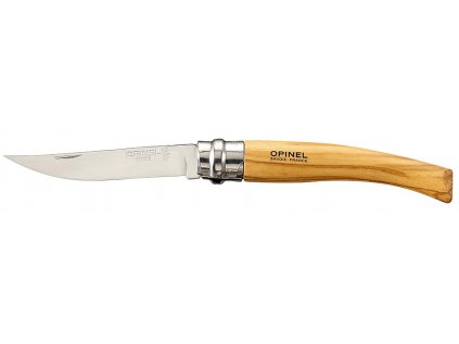 879 opinel vr n 08 slim inox olive 8 cm