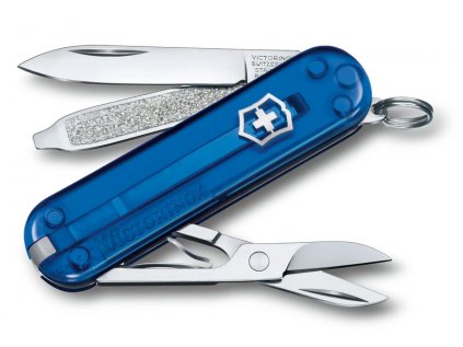 6108 victorinox classic sd transparent colors deep ocean