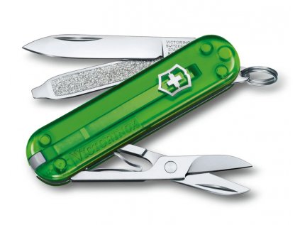 6099 victorinox classic sd transparent colors green tea