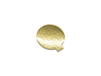 Tácek PAP průměr 80mm zlatý (200)