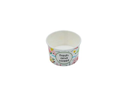Kelímek na zmrzlinu PAP 130ml ICE CREAM (25 ks)