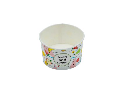 Kelímek na zmrzlinu PAP 245ml ICE CREAM (25ks)