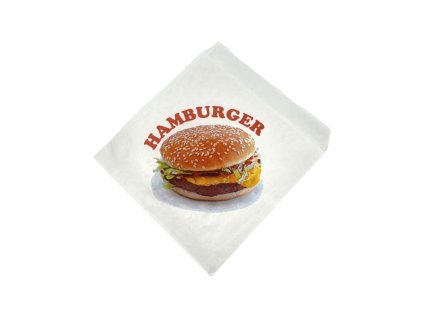Sáček na hamburger PAP 160x160mm (100ks)