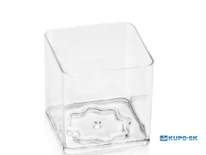 Kelímek na dezert LUX kocka 80ml (9ks)