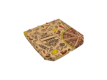 Krabice na pizzu PAP 32x32x3 DM kraft (100ks)