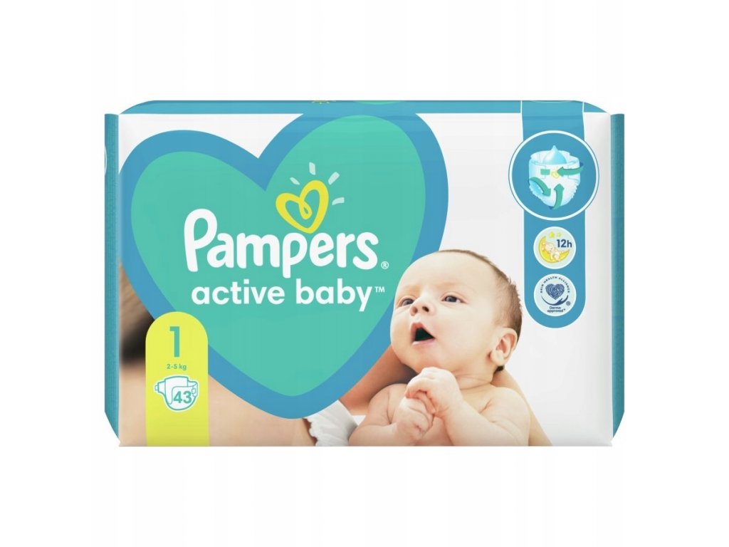 Pampers New Baby S1 43ks, 2 5kg