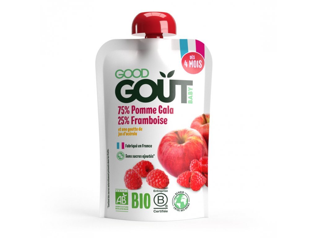 QoQa - GOOD GOUT Compote Pomme Framboise 120g