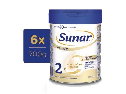 Sunar Premium 2 HMO 6x700g