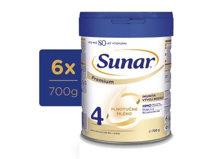 Sunar Premium 4 HMO 6x700g