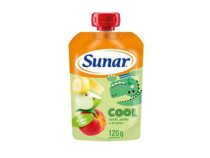 Sunar cool ovoce Broskev, Banán, Jablko 120g