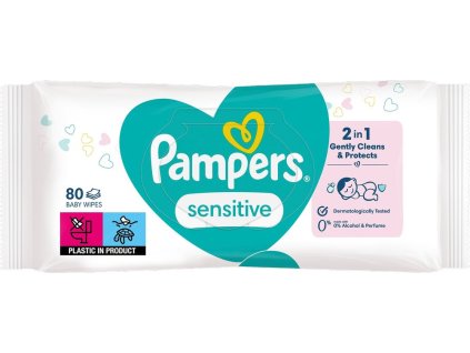 Pampers ubrousky Sensitive XXL 80ks 3