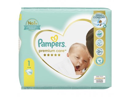 Pampers Premium Value Pack S1 78ks