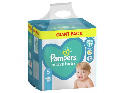 Pampers Active Baby Giant Pack S5 64ks, 11 16 kg
