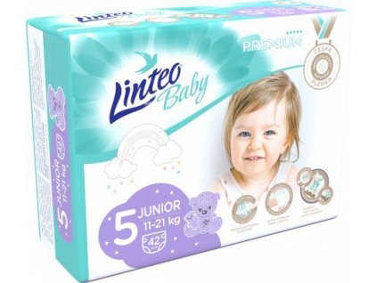 Linteo Baby Premium 5 Junior, 11-21-kg, 42ks