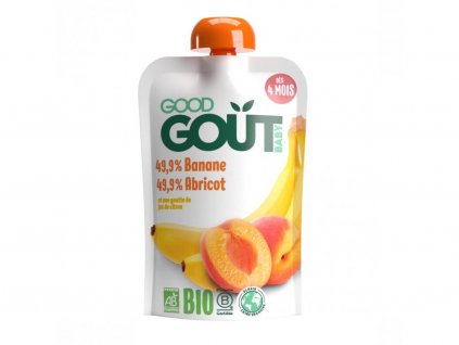 Good Gout BIO Meruňka s banánem (120 g)