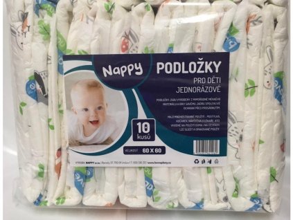 Přebalovací podložky Nappy 60x60cm 10ks