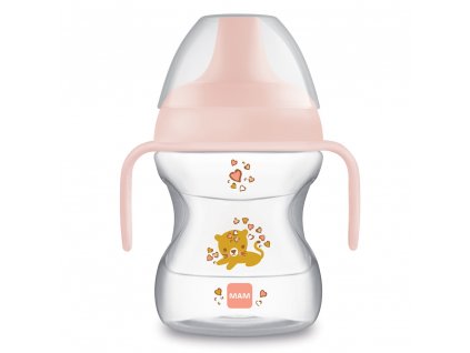 MAM HRNEK NA UČENÍ LEARN TO DRINK CUP 190ml, 6+ měsíců - dívka