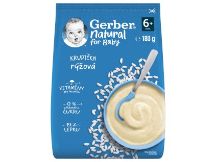 GERBER Natural rýžová krupička 180 g