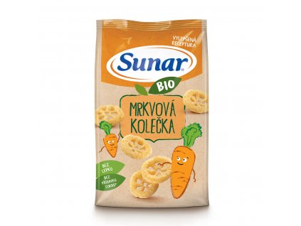 Sunar BIO křupky Mrkvová kolečka 45g