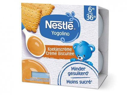 NESTLÉ YOGOLINO mléčný dezert se sušenkami 4x100 g