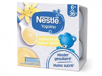 NESTLÉ YOGOLINO mléčný dezert s příchutí vanilky 4x100 g