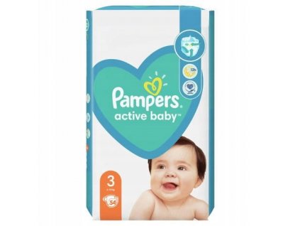 Pampers Active Baby S3 54ks, 6 10kg