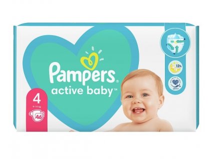 Pampers Active Baby S4 46ks, 9 14kg