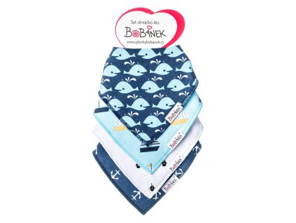 11861 bobanek set slintacku 4 ks modre velryby