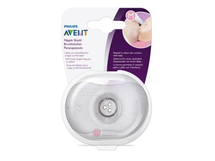 Philips AVENT Chránič bradavek M, 2 ks + ster.krabička 1
