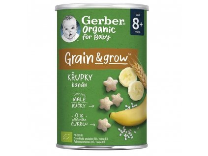 GERBER Organic křupky banánové 35 g