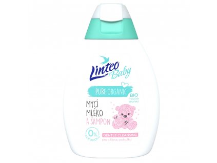 Linteo Baby Dětské mycí mléko a šampon 250 ml
