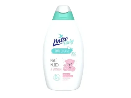 Linteo Baby Dětské mycí mléko a šampon 425 ml 2