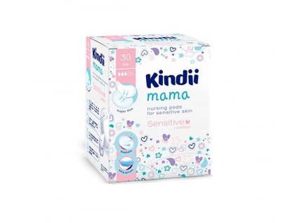 Kindii Mama Sensitive prsní vložky 30ks