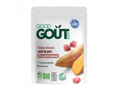 Good Gout BIO Batáty s vepřovým masem (190 g)