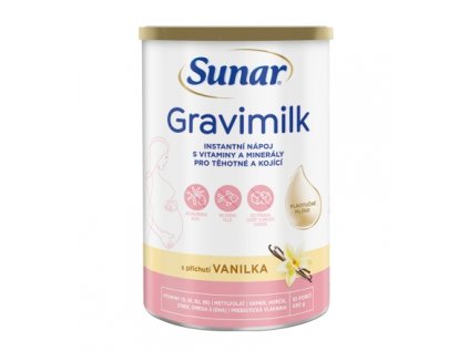 Sunar Gravimilk s příchutí vanilka 450g