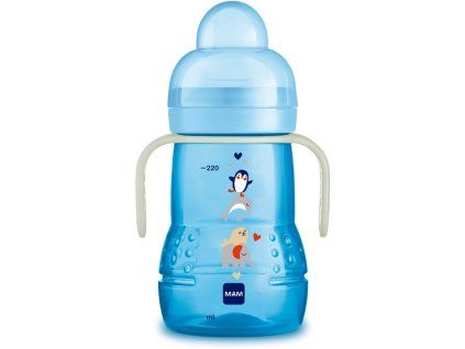 MAM TRAINER Night 220ml, 4+ měsíce - Modrá