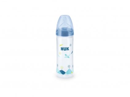 NUK NEW CLASSIC Láhev LOVE 250ml Modrá