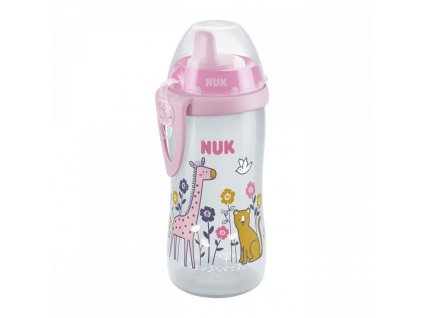 NUK FC Kiddy Cup Dětská láhev 300 ml růžová