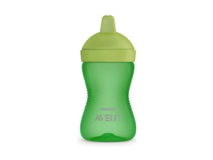 Avent netekoucí hrneček 300 ml tvrdá hubička zelená