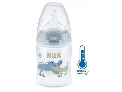 NUK FC+ lahev s kontrolou teploty, 150 ml modrá
