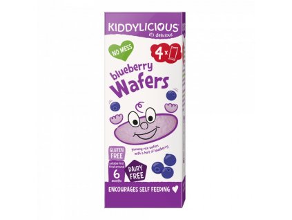 Kiddylicious oplatky borůvkové mini (4x4g)