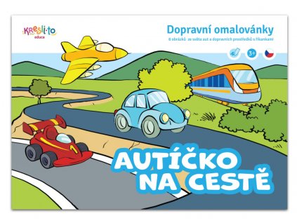 Autíčko na cestě omalovánka A5