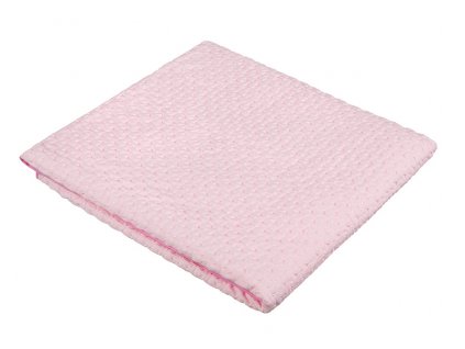 Akuku Bavlněná deka 80×90cm růžová