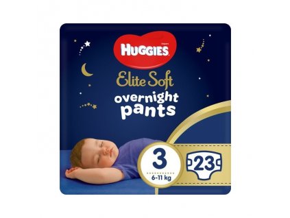 Huggies Elite Soft Pants OVN 3, 6 11 kg, 23 ks