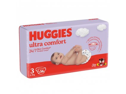 Huggies Ultra Comfort Jumbo 3, 5 9 kg, 56 ks