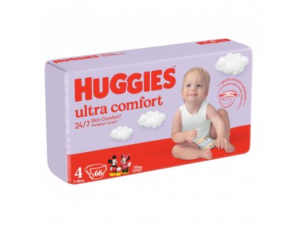 Huggies Ultra Comfort Mega 4, 7 18 kg, 66 ks