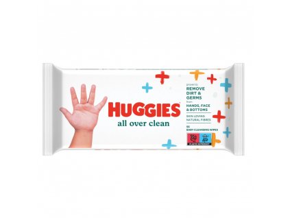 Huggies Single All Over Clean vlhčené ubrousky 56ks