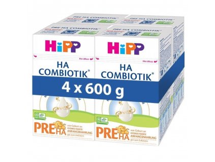 HiPP HA Combiotik 1 Počáteční mléčná kojenecká výživa 4x600g