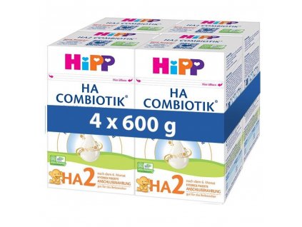 HiPP HA Combiotik 2 Pokračovací mléčná kojenecká výživa 4x600g