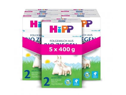 HiPP BIO Kozí mléko 2, 5x400g